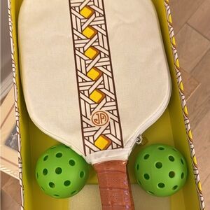 Pickleball Paddle Set with Green Balls